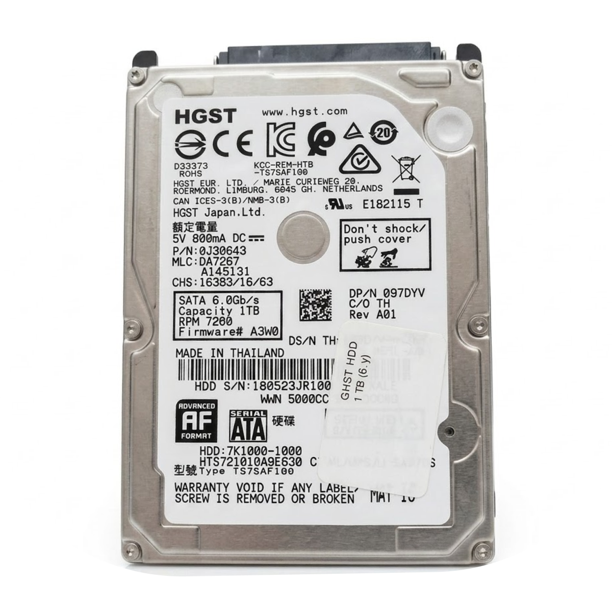 TOSHIBA, HDD, 1TB